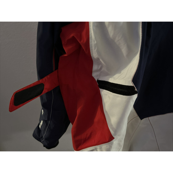 GALVIN GREEN GORE-TEX Men's XL Paclite Quarter Zip Pullover Red White Blue 1928 - Picture 10 of 16